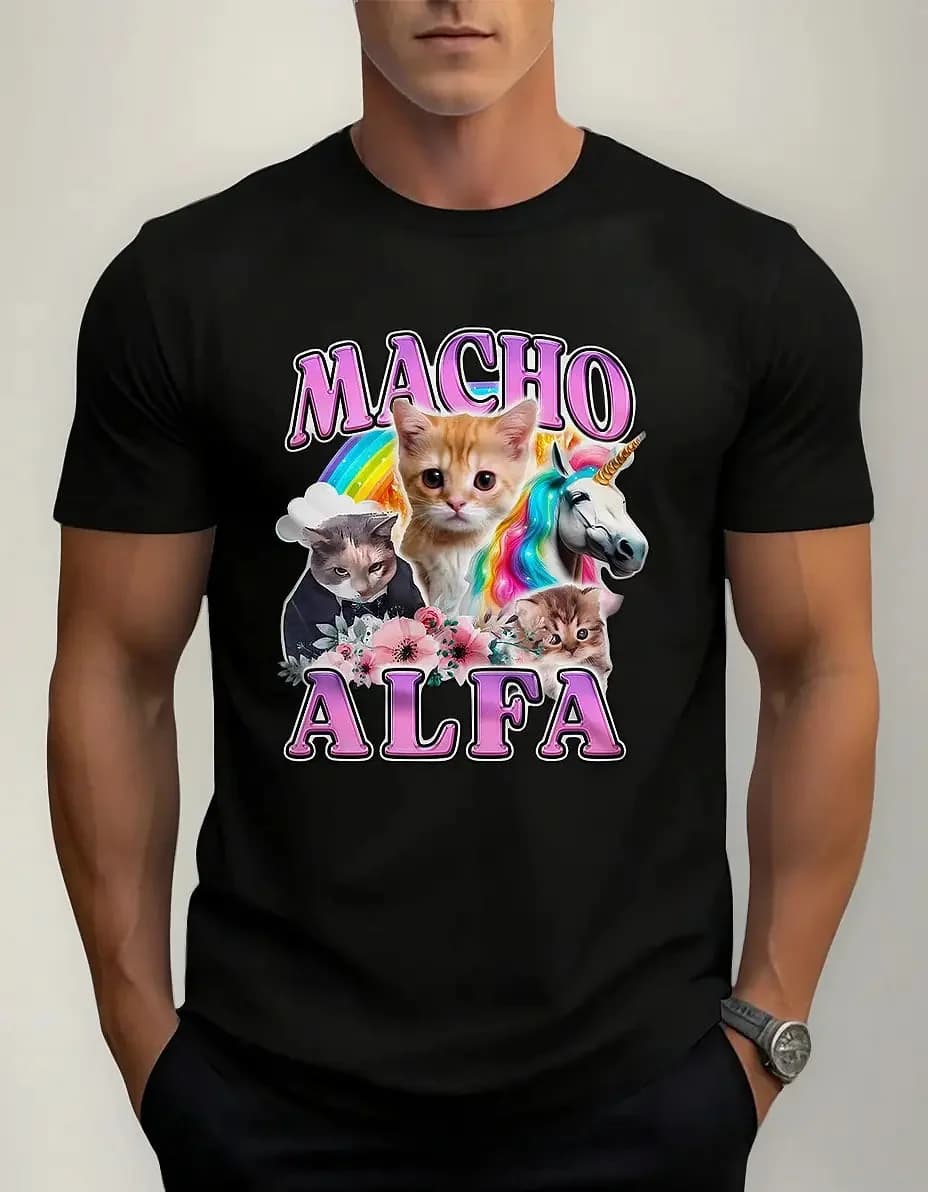 Miniatura 1 de Camiseta Masculina Basica Macho Alfa