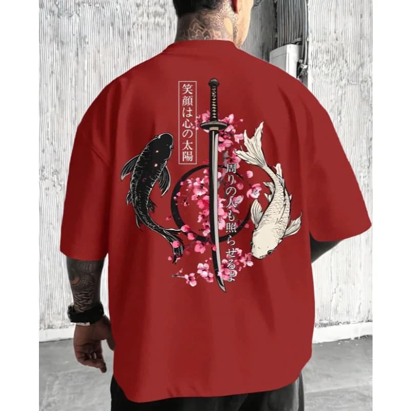 Miniatura 3 de Camiseta Yin Yang Carpa