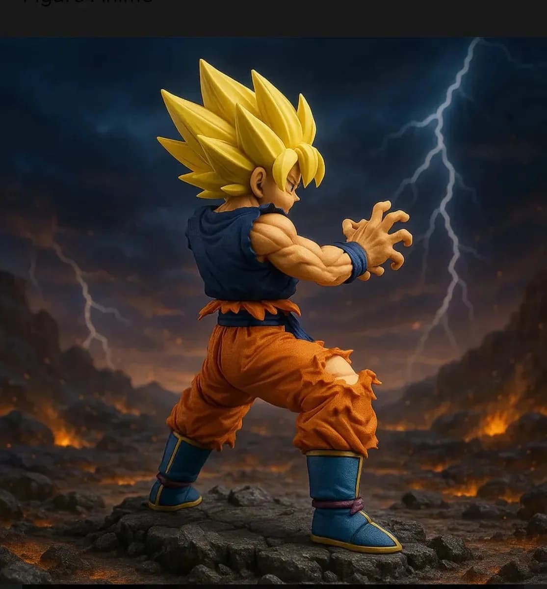 Miniatura 2 de Goku Action Figure Super Saiyajin Dragon Ball Z 16cm
