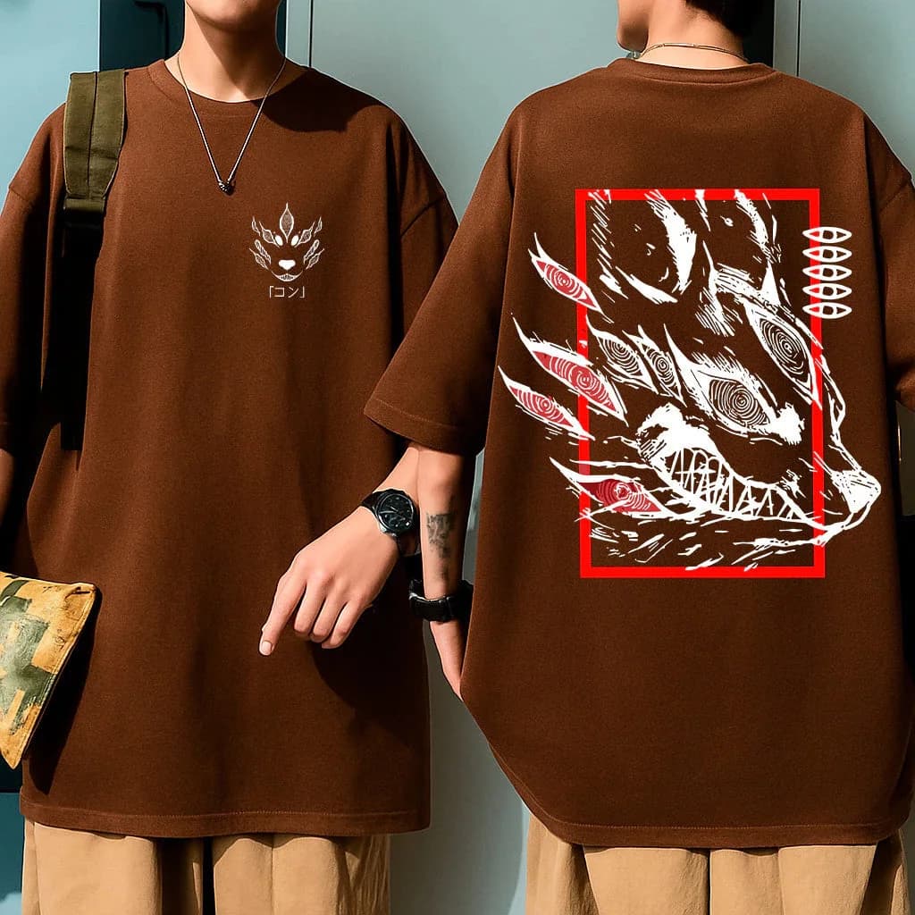 Miniatura 2 de Oversized Aki Raposa Devil Chainsaw Motossera  - Unissex