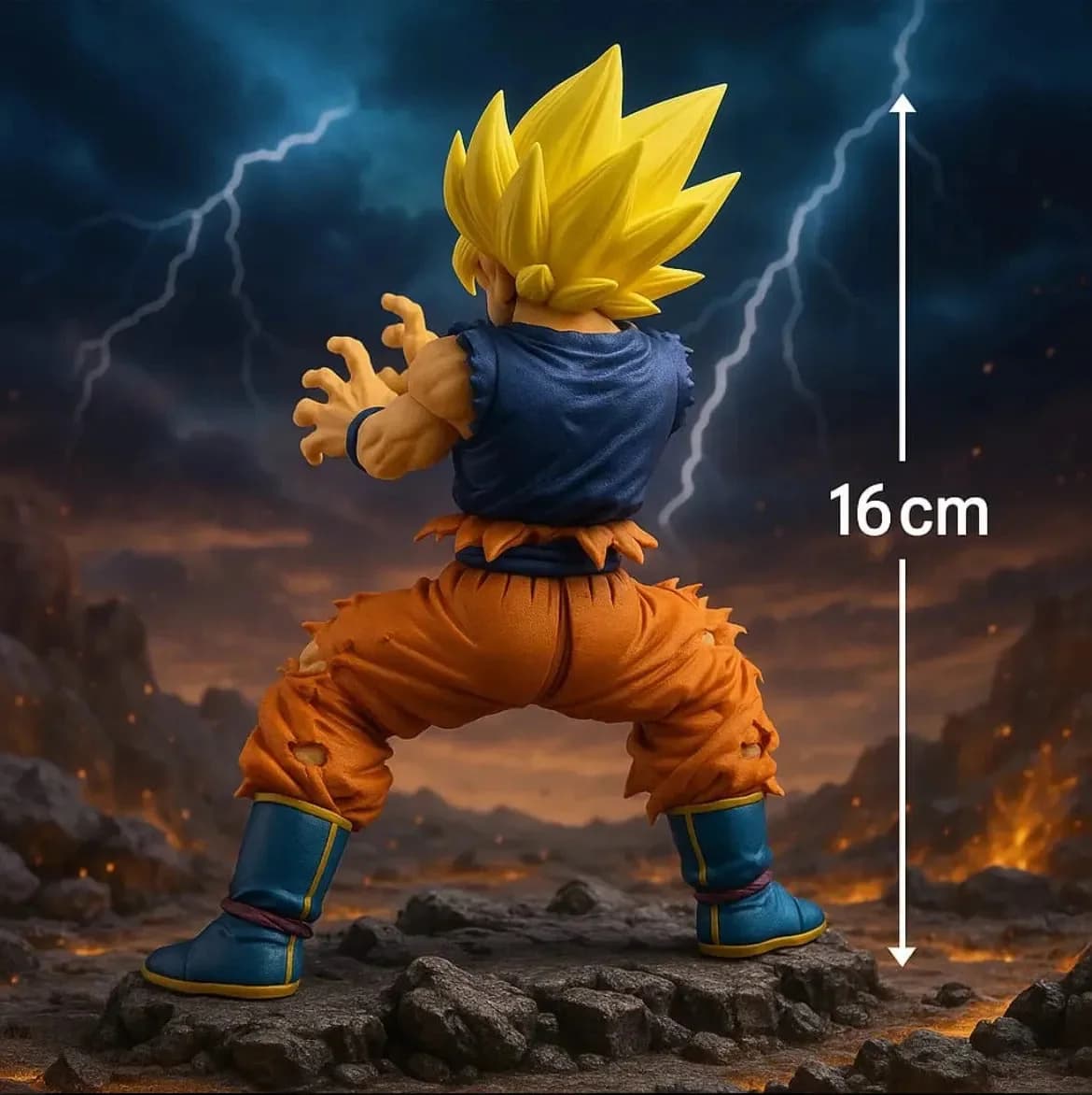 Miniatura 4 de Goku Action Figure Super Saiyajin Dragon Ball Z 16cm