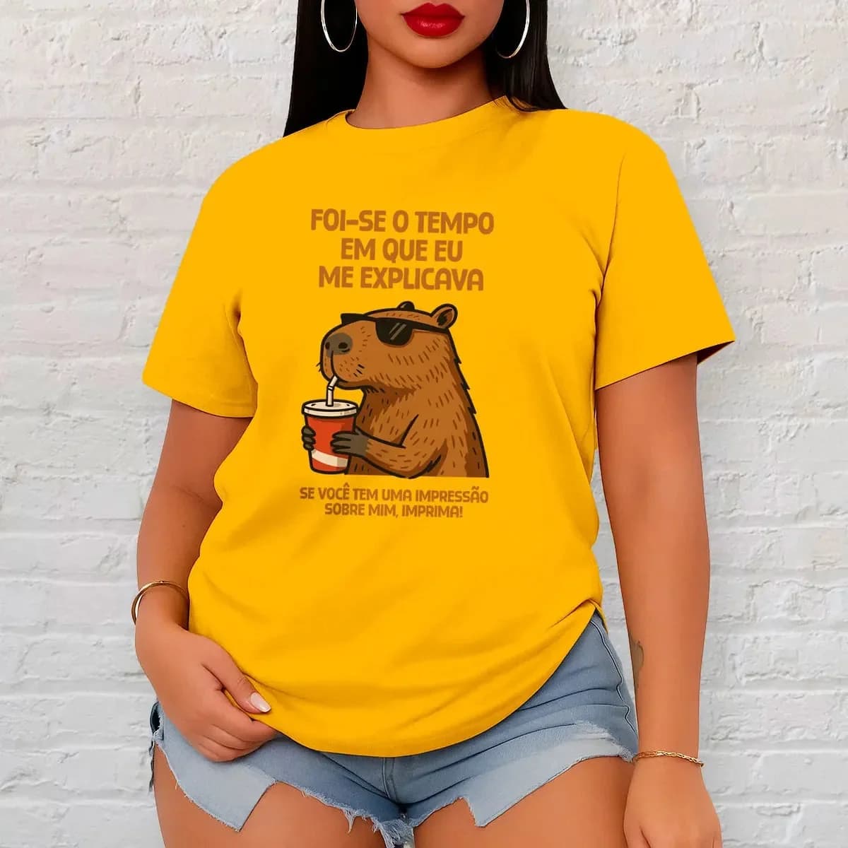 Miniatura 6 de Camiseta Capivara Unissex