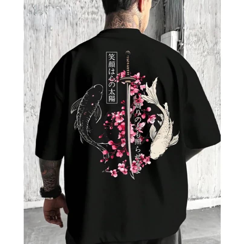 Miniatura 2 de Camiseta Yin Yang Carpa