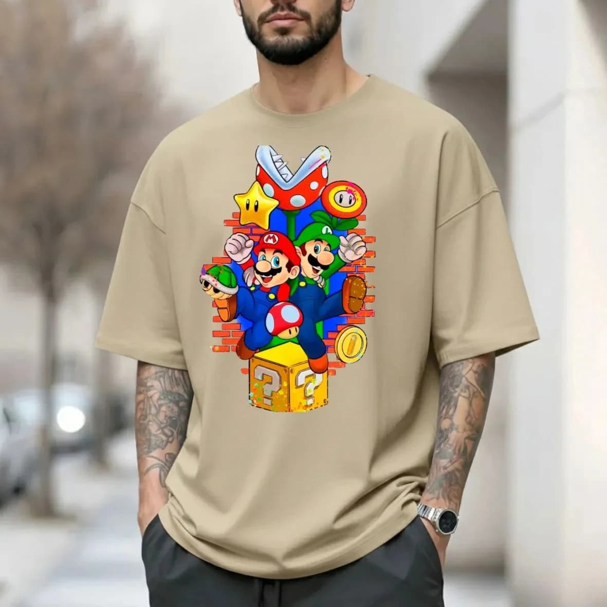 Miniatura 1 de Camiseta Super Mario, Luigi, Geek Nintendo