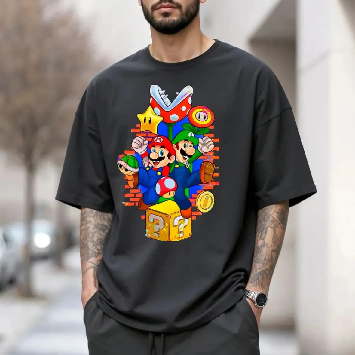 Miniatura 3 de Camiseta Super Mario, Luigi, Geek Nintendo