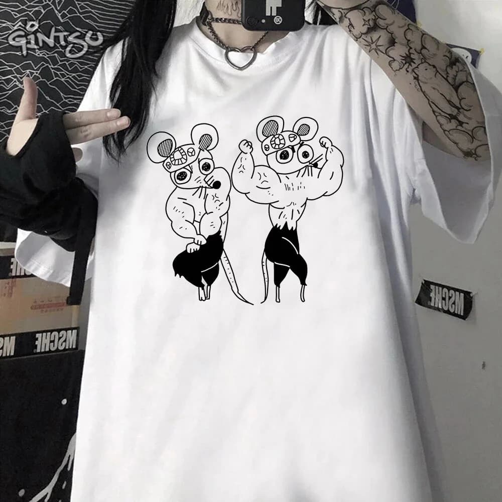Imagem de Camiseta Ratos do inosuke Kimetsu no Yaiba
