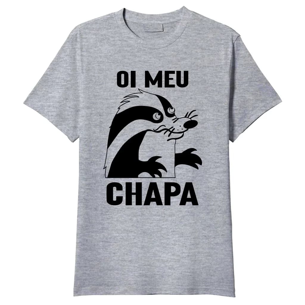 Imagem de Camiseta Texugo Pica Pau Oi Meu Chapa Vintage Geek
