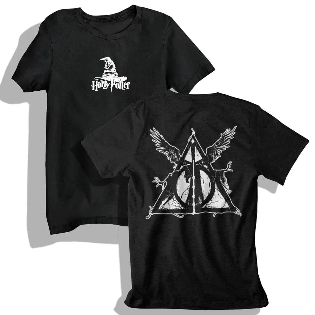 Miniatura 1 de Camiseta Harry Potter Dobby Elfo Hogwarts Magica Sirius Black Azkaban Lord Voldemort Relíquias
