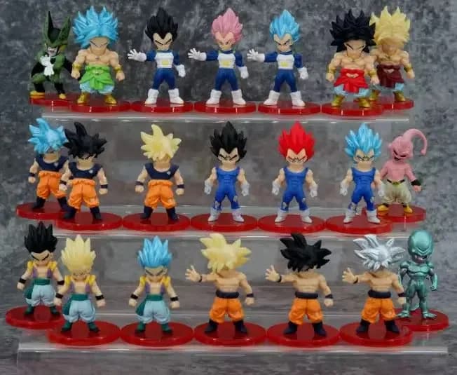 Miniatura 7 de Kit 4 Miniaturas Dragon Ball Z Action Figure