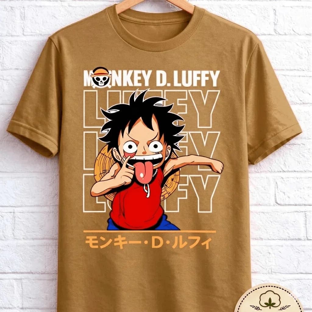 Miniatura 8 de Camiseta One Piece Luffy Unissex