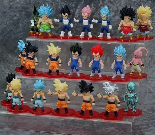 Miniatura 8 de Kit 4 Miniaturas Dragon Ball Z Action Figure