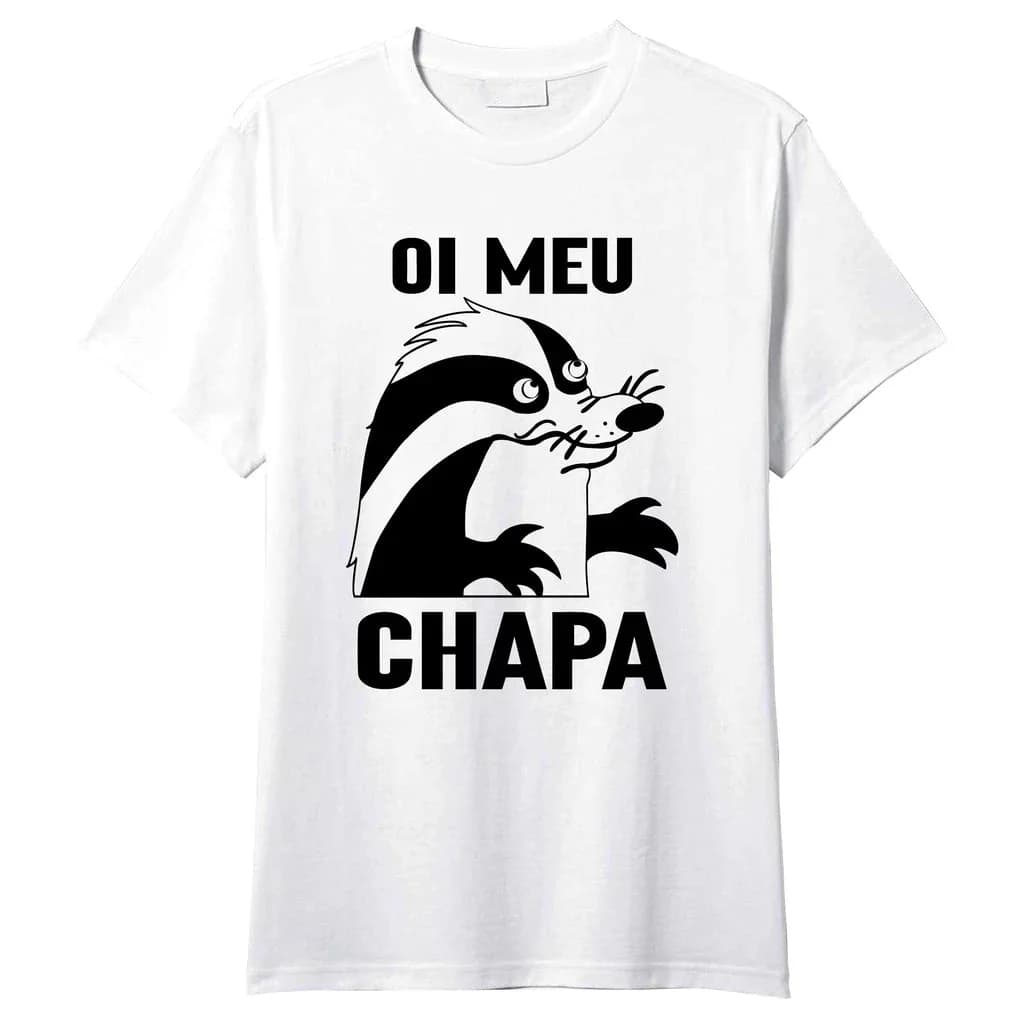 Miniatura 2 de Camiseta Texugo Pica Pau Oi Meu Chapa Vintage Geek
