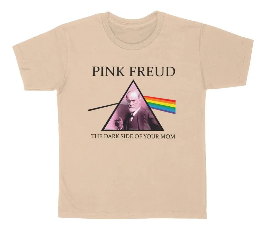 Imagem de Camiseta Pink Freud The Dark Side Of Your Mom