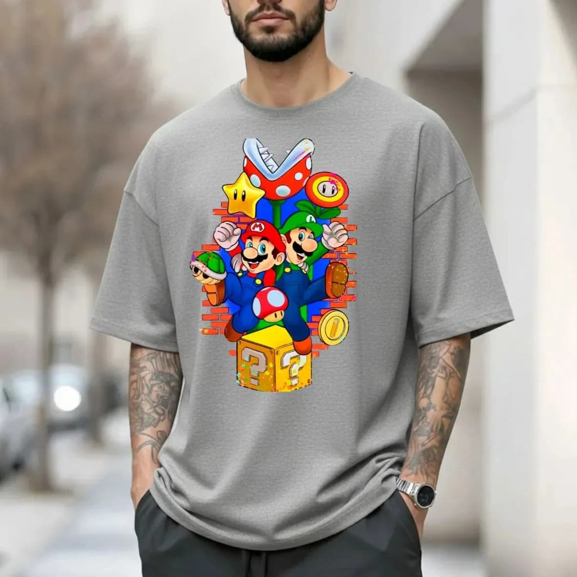 Miniatura 5 de Camiseta Super Mario, Luigi, Geek Nintendo