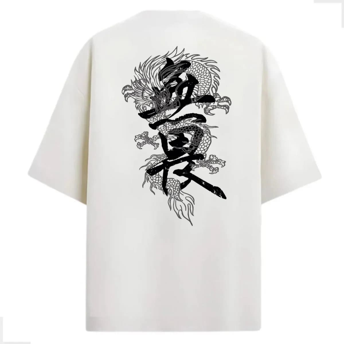 Miniatura 2 de Oversized Streetwear Dragão Kanji