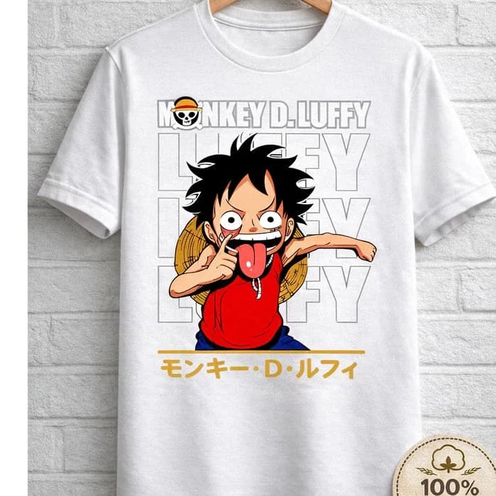 Miniatura 3 de Camiseta One Piece Luffy Unissex