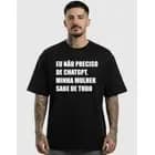 Miniatura 1 de Camiseta Namorado Marido Minha Mulher Sabe Tudo