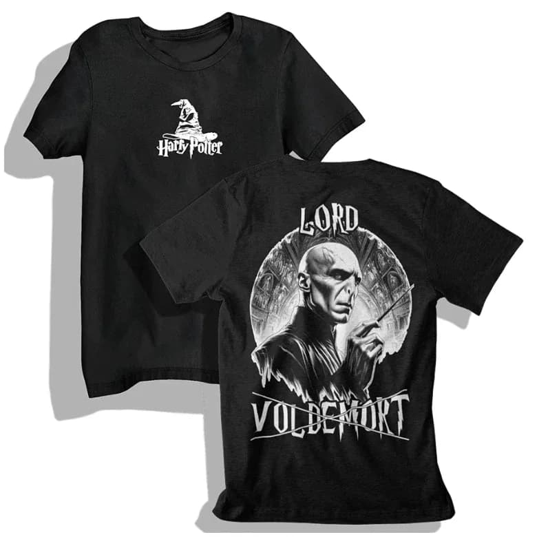 Miniatura 4 de Camiseta Harry Potter Dobby Elfo Hogwarts Magica Sirius Black Azkaban Lord Voldemort Relíquias