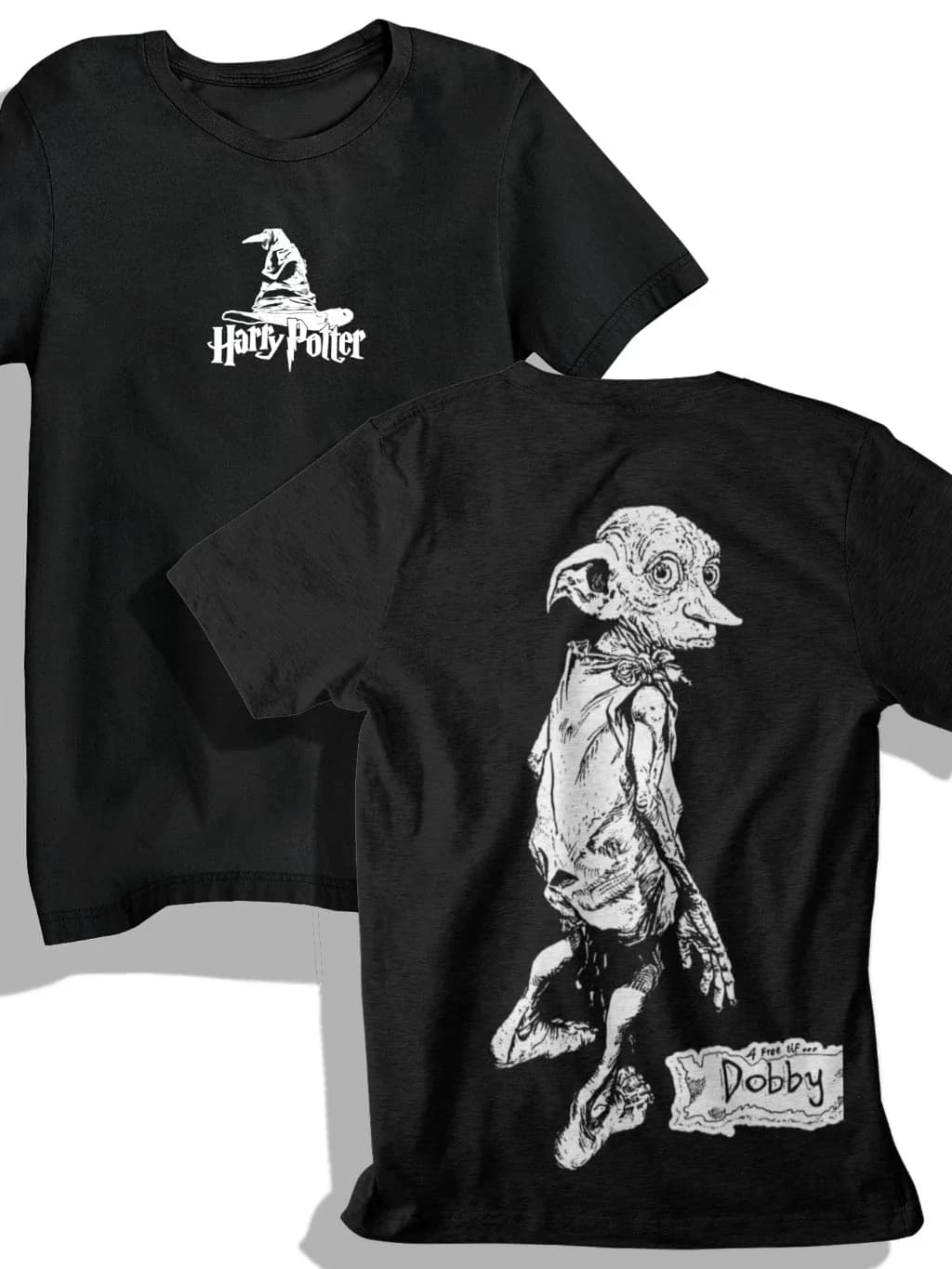 Imagem de Camiseta Harry Potter Dobby Elfo Hogwarts Magica Sirius Black Azkaban Lord Voldemort Relíquias