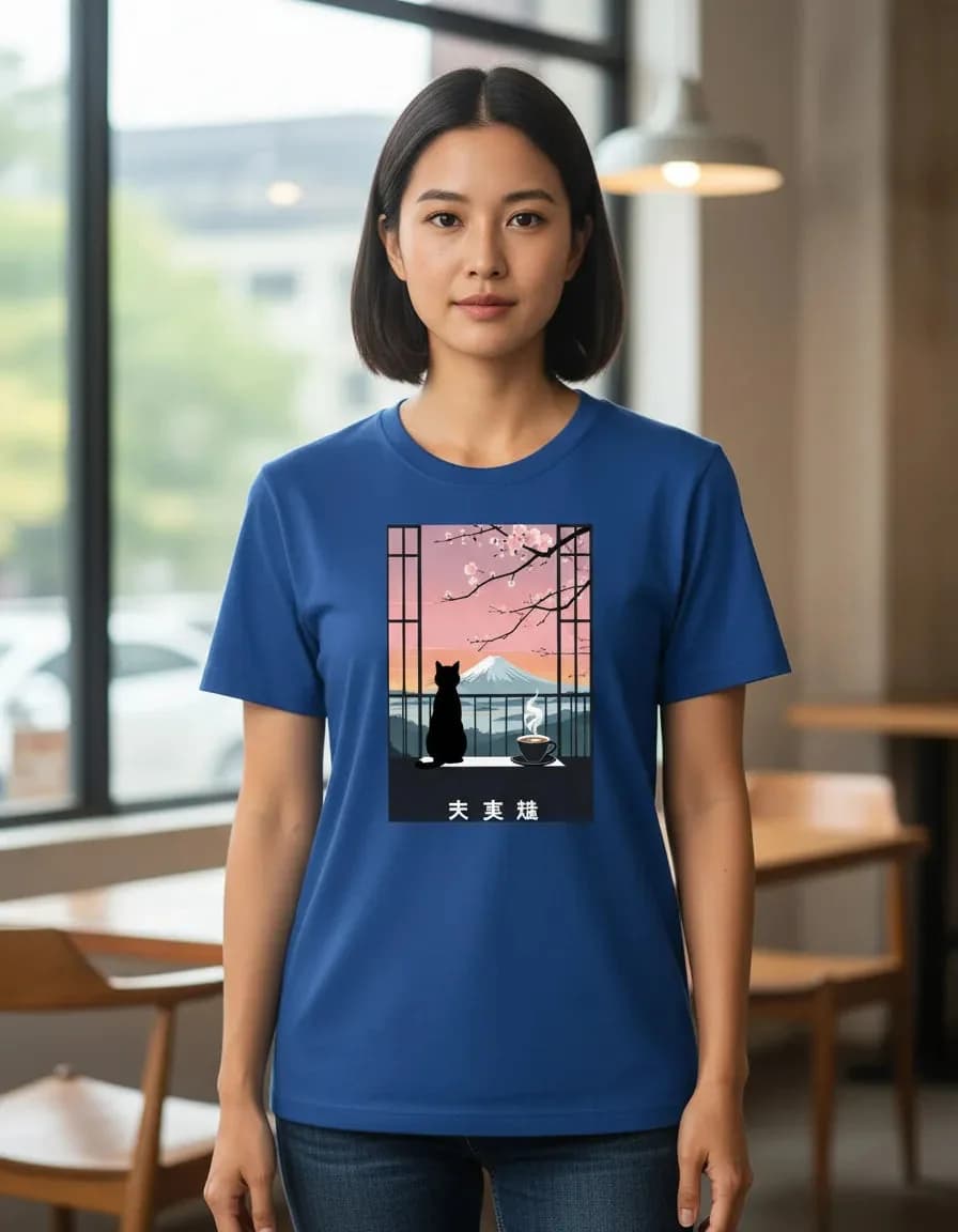 Miniatura 1 de Camiseta Unissex Gato