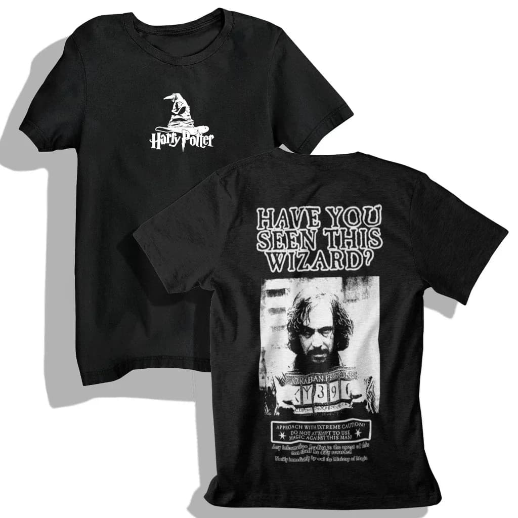 Miniatura 2 de Camiseta Harry Potter Dobby Elfo Hogwarts Magica Sirius Black Azkaban Lord Voldemort Relíquias
