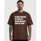 Miniatura 4 de Camiseta Namorado Marido Minha Mulher Sabe Tudo