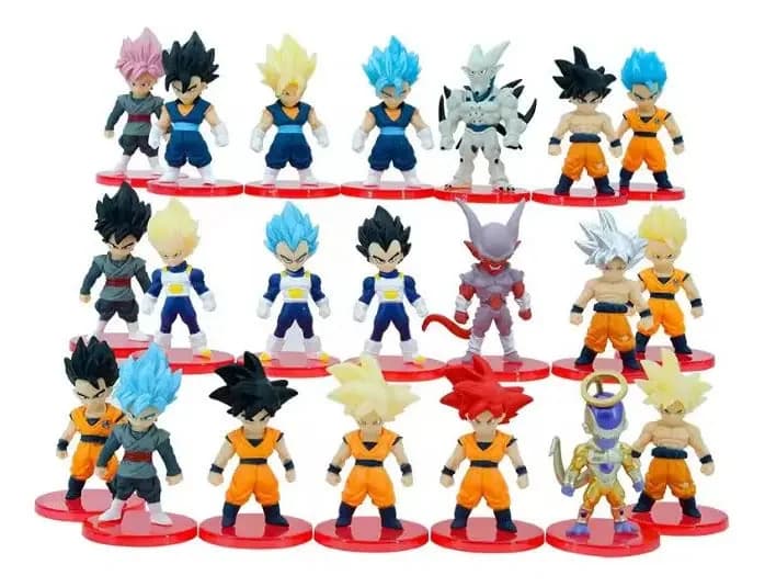 Miniatura 5 de Kit 4 Miniaturas Dragon Ball Z Action Figure