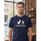 Imagem de Camiseta You Are Offline Geek Nerd Blusa Dinossauro