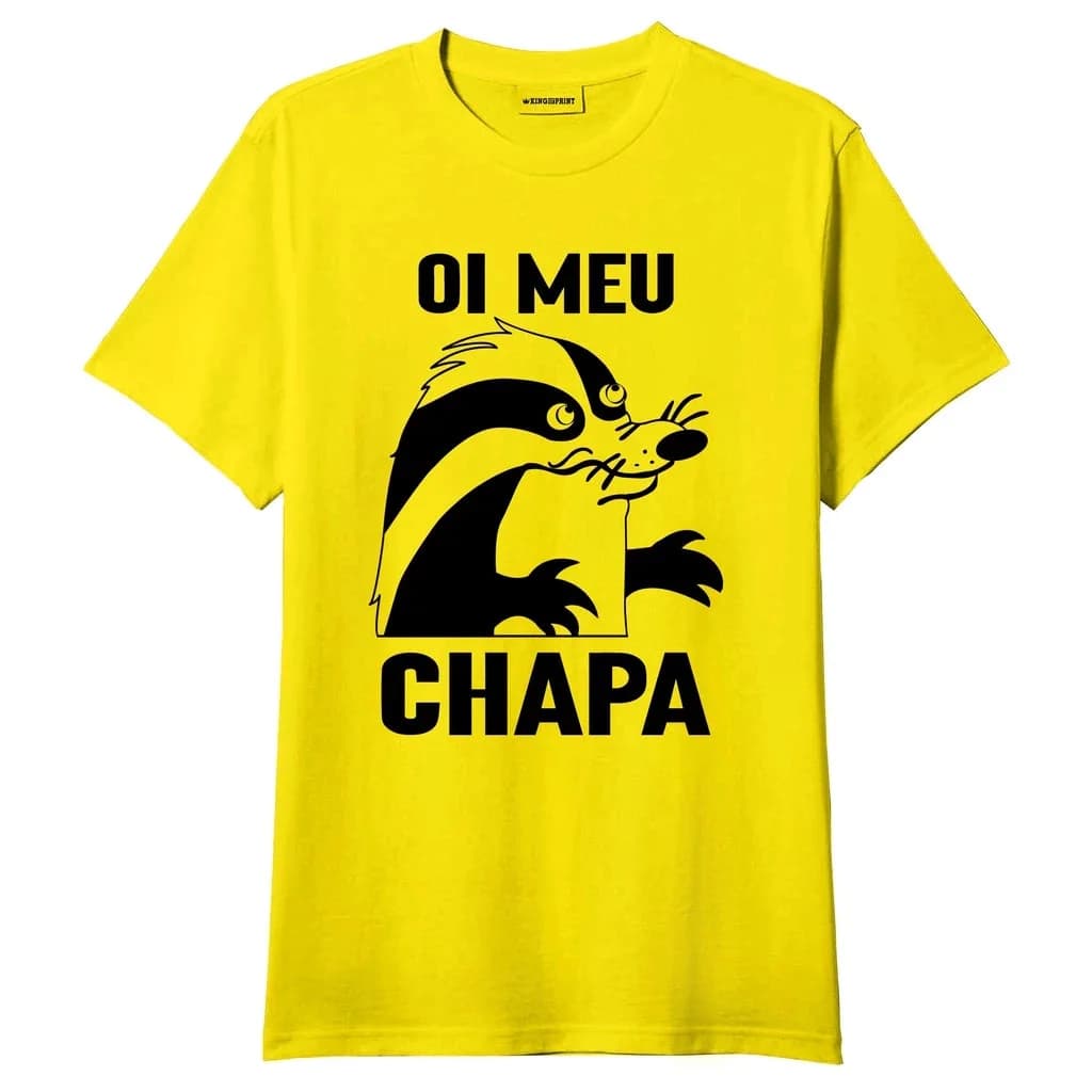 Miniatura 3 de Camiseta Texugo Pica Pau Oi Meu Chapa Vintage Geek
