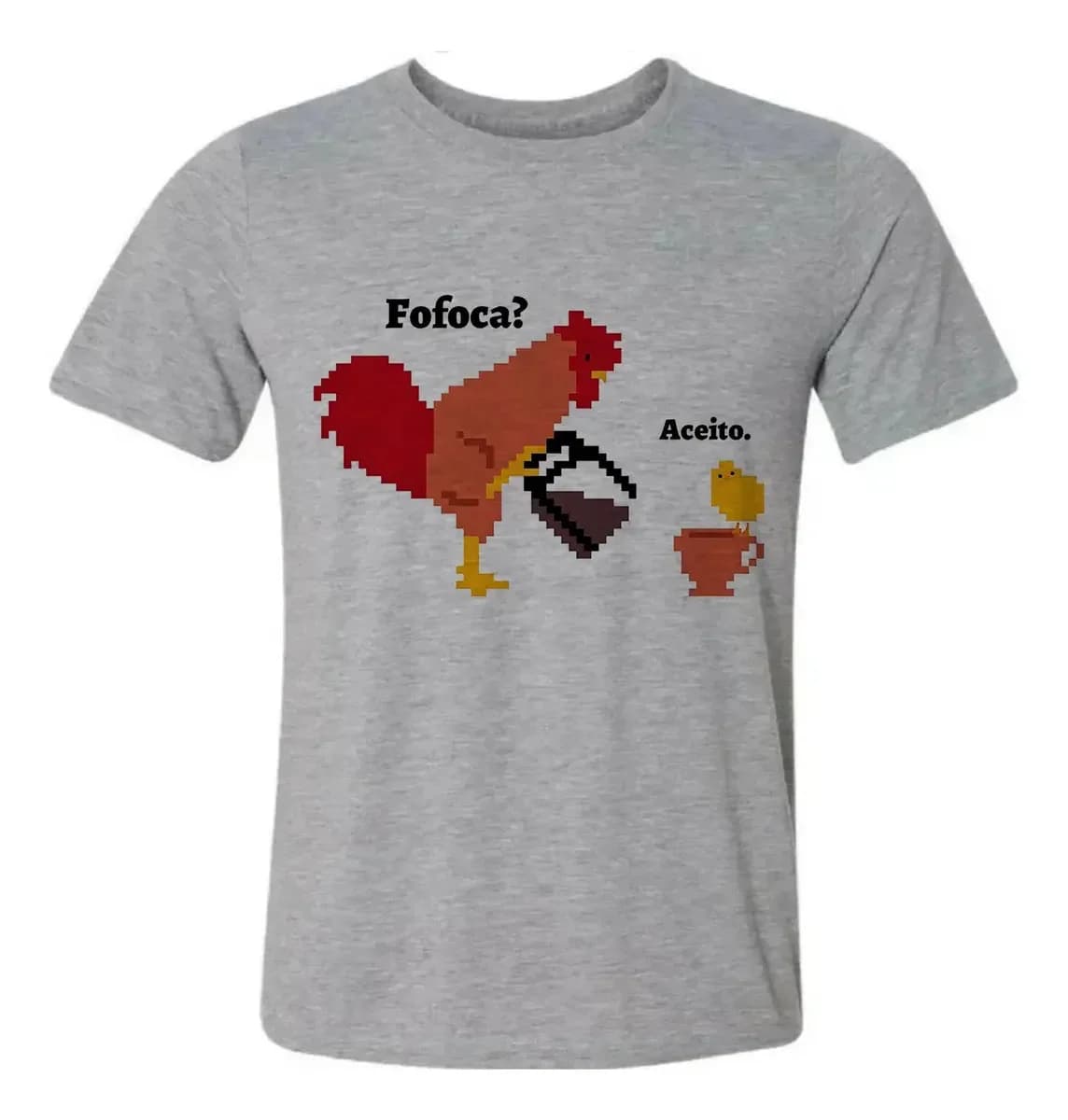 Imagem de Camiseta Frase Engraçada Fofoca Eu Aceito