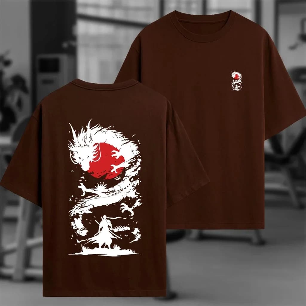 Miniatura 5 de Oversized Samurai e Dragão