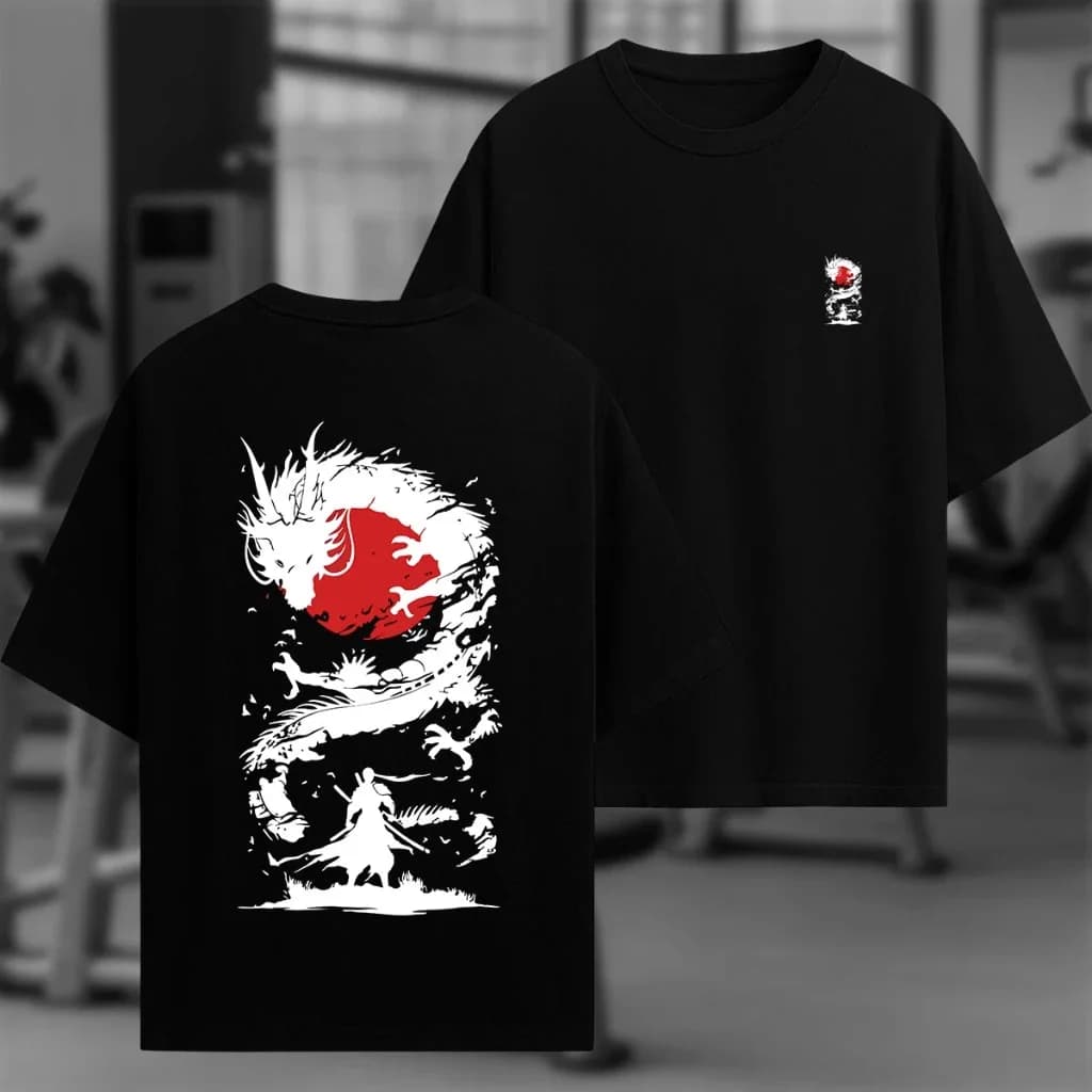 Imagem de Oversized Samurai e Dragão