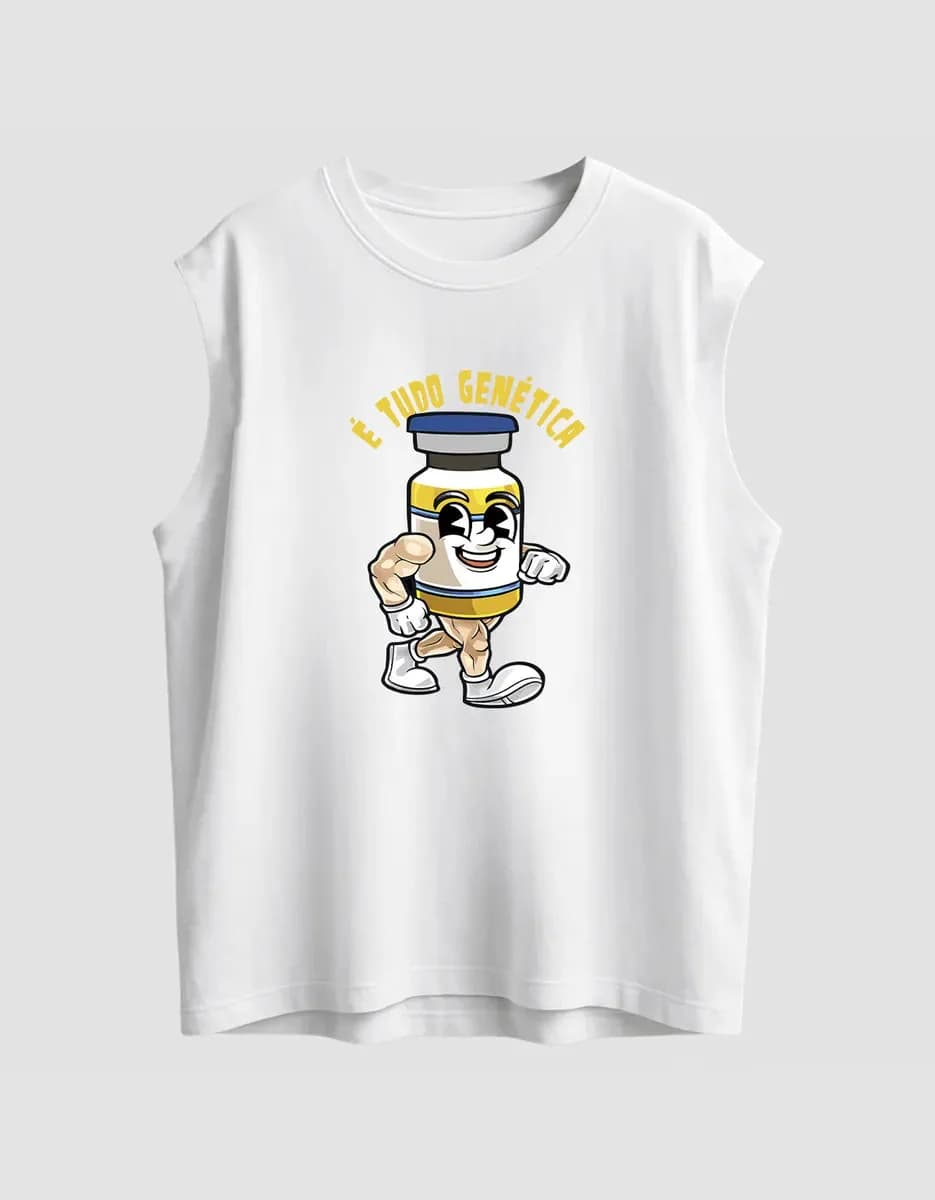 Miniatura 5 de Regata Machao Academia Meme Bomba Tudo Genética Oversized