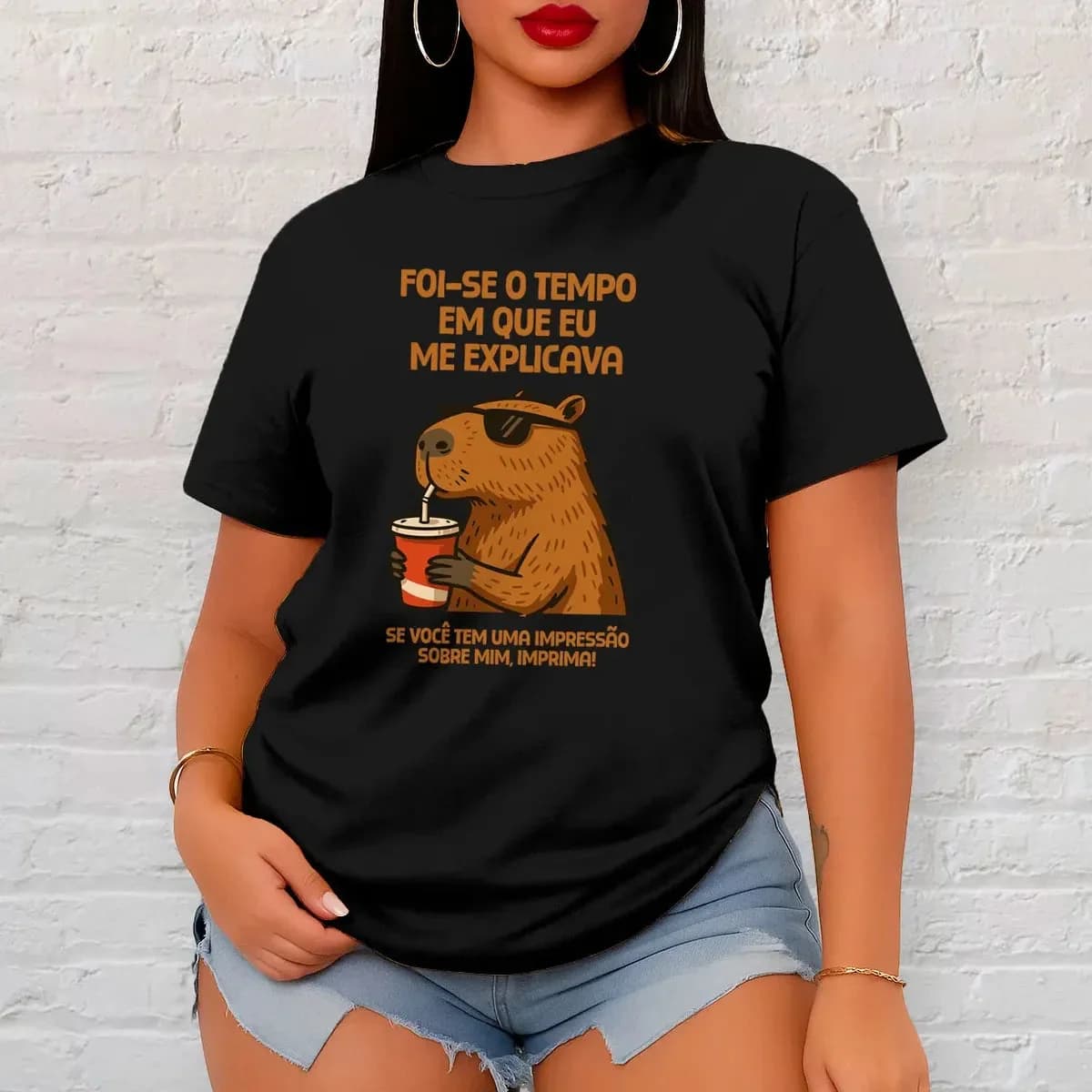 Imagem de Camiseta Capivara Unissex