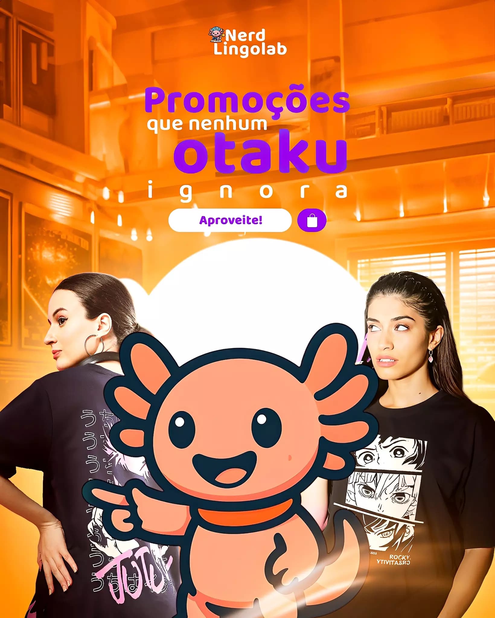 Banner NerdLingoLab de ofertas especiais