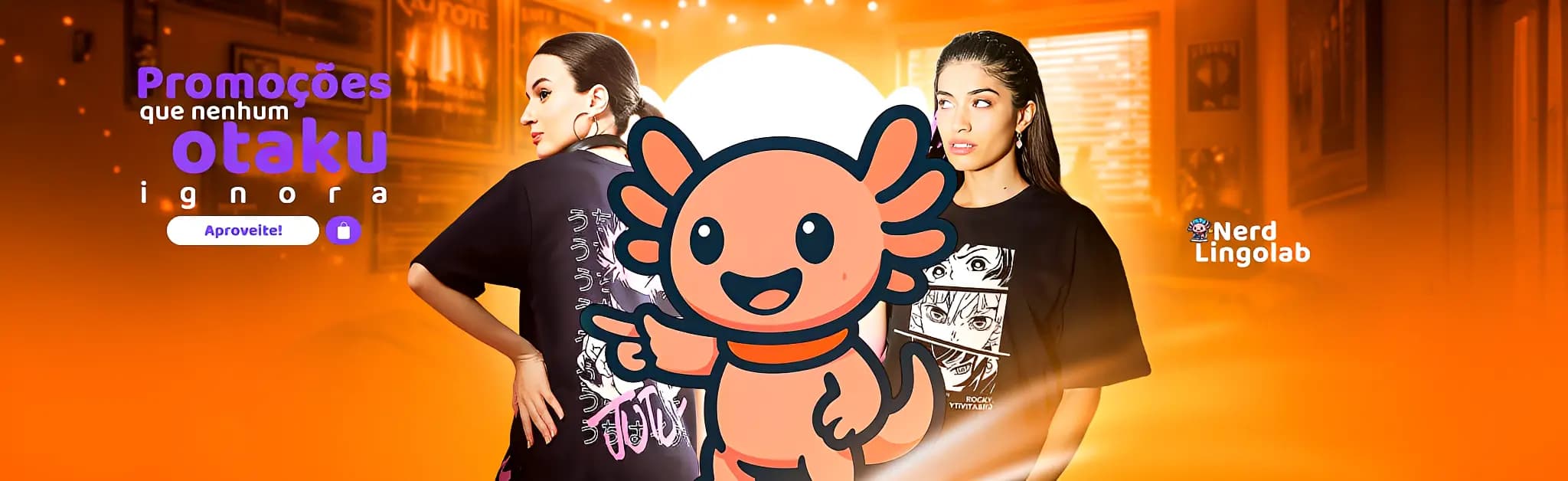 Banner NerdLingoLab de ofertas especiais